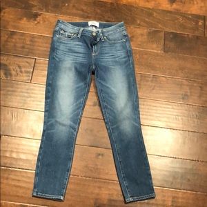 Paige Verdugo Crop Blue Jeans Size 27